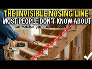How To Use the Nosing Line to Spot Tread And Riser Mistakes