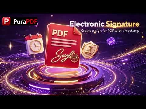 Create electronic signature for PDF free online with timestamp #pdftools #pdfconvert #pdffile