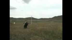 モンゴルミリタリープログラムでの実銃射撃