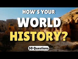 50 History Questions You Must Know 🧠 50 Tough History Trivia Quiz 🔥