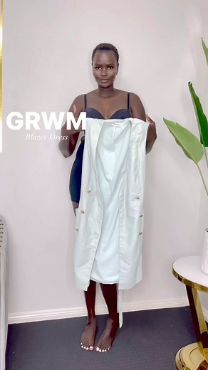 GRWM. Let’s style this fresh soul blazer dress. #fashioninspo #fashion #blazerdress | Blossom Mum