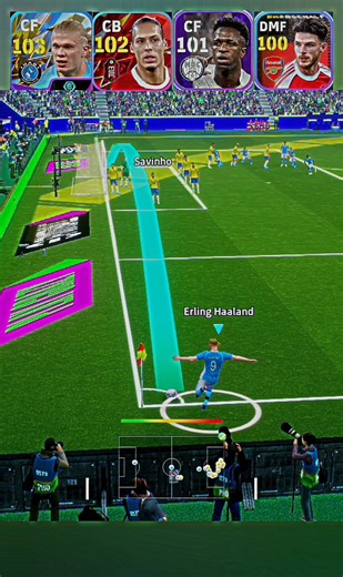 Haaland vs Rice vs Vinicius Jr vs Van Dijk Free Kick Challenge eFootball Epic Goals & Skills
