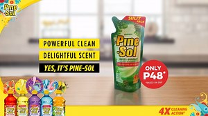 Same powerful clean and delightful scent made more affordable! Get your Pine-Sol Original 250ml Sulit Pack now! | Pine-Sol Philippines