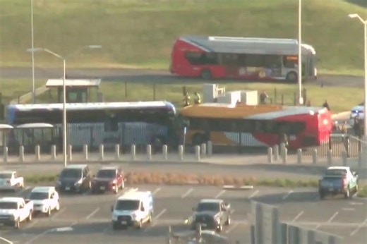 Pentagon bus crash injures multiple people in terrifying smash