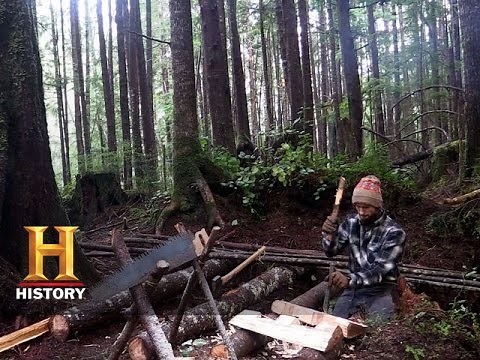 Alone: Lucas Builds a Canoe (Season 1, Episode 5) | History