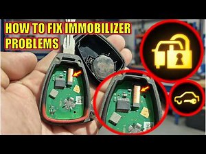How to fix immobilizer problems - Why the immobilizer activates Solution