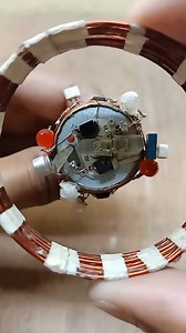 Tried to open wormhole wth indution filed and DC motor 😝 #electronics #engineering #technology #experiment #induction | Science & Engineering