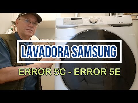 👉👉 SAMSUNG WASHING MACHINE ERROR 5C - ERROR 5E [Diagnosis + SOLUTION]