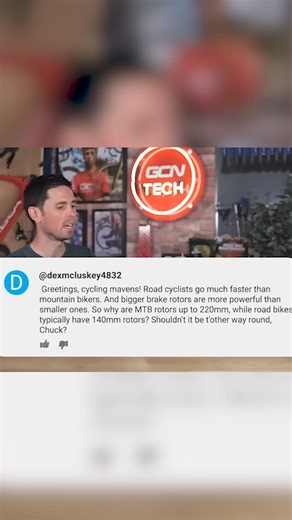 ⚙️Brake Rotor Sizing 🤨 . 📺 Watch The Full Video LIVE NOW On #YouTube! 🎬 🔗👉https://www.youtube.com/watch?v=RkeKAdKdB1A&t👈🔗 . 🔍The Best Tyre Sealant, Dedicated Chains For Waxing & Is 'Double Shifting' Alright? | GCN Tech Clinic . #gcntech #roadbiketech #globalcyclingnetwork #brakerotors #discbrake | GCN Tech