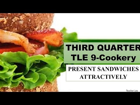 Present Sandwiches Attractively|‪@teacherlea‬ |TLE COOKERY 9