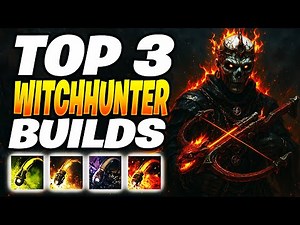 TOP 3 BEST WITCHHUNTER BUILDS IN 0.4 META! POE 2 Witchhunter Build 0.4 (NEW META)
