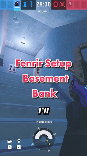 heres how you setup basement on bank, and a fenrir strat i like to do #r6 #rainbowsixsiege #rainbowsixsiegeclips #rainbowsix #rainbow6siege #schizosiege #fenrir
