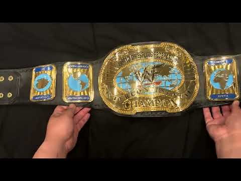 WWF Oval Intercontinental Championship Belt from Great Custom Belts