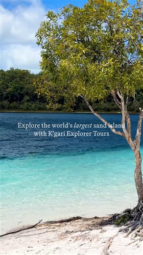 What's it like to explore the world's largest sand island?