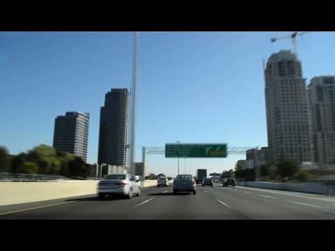 Highway 401 And 427 Into Toronto