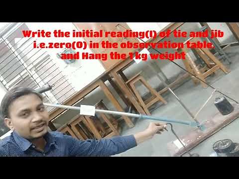 Jib Crane Practical :- Applied mechanics