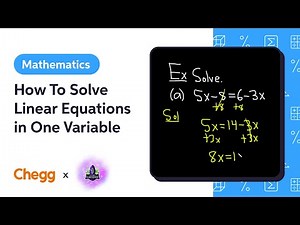 How To Solve Linear Equations in One Variable Ft. The Math Sorcerer