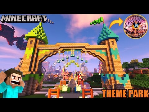 Theme park in Minecraft in Tamil/Minecraft mod/on vtg!