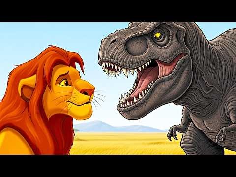 What if T-Rex was in Lion King ? , Lion King Song !