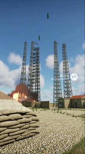 Stuka Dive Bomber attacks Radar Station…Battle of Britain