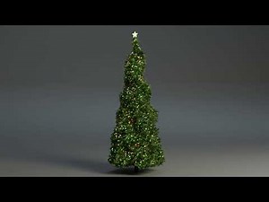 Christmas Tree Animation Procedural - Blender 3.0
