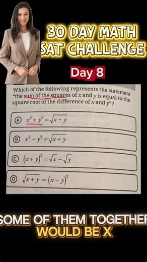 ✴️ Day 8 | 30-Day SAT Math Challenge – Translating Words into Math 💡