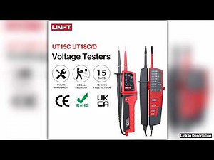 UNIT Voltage Testers UT18C UT18D UT15C Phase Sequence Continuity Voltage Detector LCD Display Auto