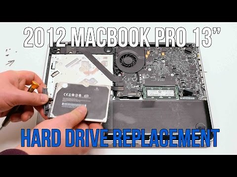 2012 Macbook Pro 13" A1278 Hard Drive Disk Replacement