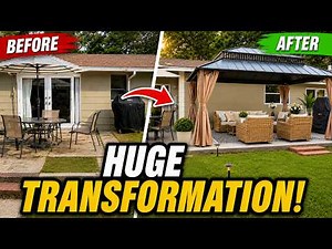 EXTREME Backyard Makeover Transformation, Satisfying Outdoor Before & After