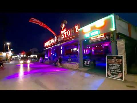 KAVOS BY NIGHT - NIGHTLIFE IN KAVOS END OF JUNE 2022 CORFU ISLAND GREECE 🇬🇷
