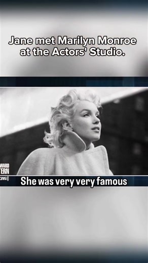 It’s truly amazing how Jane went to the same acting classes as Marilyn. 🥹♥️ #marilynmonroe #normajeane #janefonda #interview #storytime