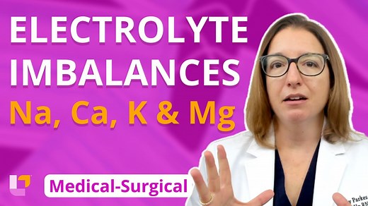 Electrolyte Imbalances (Na, Ca, K, Mg)