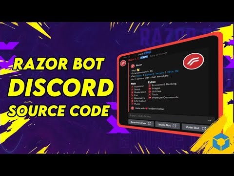 Razor Bot Source Code 2025😲 | Discord All in One Bot | Its Features & Code.