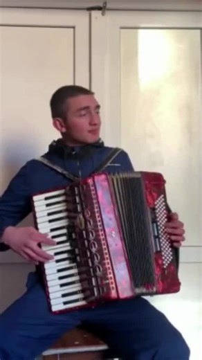 Accordion Music Performance in a Cozy Indoor Setting