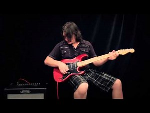 Fender Prodigy and Kustom Quad 65DFX Celestion 1x12" Combo Guitar