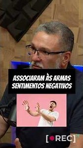 Bene explica como foi proposital a associação das armas a coisas negativas.