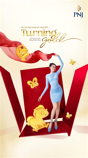 MỞ RA PHIÊN BẢN RỰC RỠ CỦA CHÍNH MÌNH CÙNG BỘ SƯU TẬP TRANG SỨC VÀNG 99% TURNING GOLD Cởi mở. Tự do. Rạng chất riêng Khám phá ngay thiết kế mới: https://bit.ly/49WIIOm Sẵn sàng đồng hành cùng bạn trên hành trình mở ra phiên bản rực rỡ của chính mình, Bộ sưu tập trang sức vàng 99% TURNING GOLD ra mắt những thiết kế mới lấy cảm hứng từ các hình tượng phóng khoáng và bản lĩnh như Ngựa, Hồ ly và Bướm. Tinh thần trẻ trung được thể hiện qua đường nét hiện đại, thổi hồn trong chất liệu vàng 99%, tạo nê