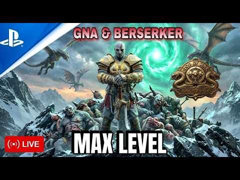 God of War Ragnarok GNA and Berserkers Boss Fight Live Gameplay ( Max Level ) PS5