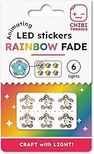 Chibitronics Animating Rainbow Fade LED 6 Pack