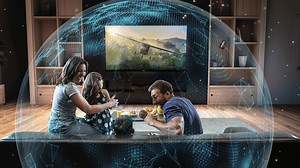 Make family time at home truly immersive with SHARP AQUOS The Scenes 8K series