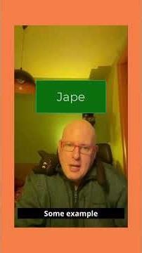 Word of the Day: Jape