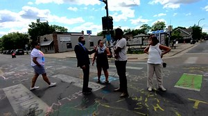 14K views · 59 reactions | Months ago, WCCO's Mike Max spoke with protester Patrick Etim, who was among those arrested at Bobby and Steve's in downtown Minneapolis following demonstrations on the 35W bridge nearby. Max asked him, in retrospect, "Was it all worth it?" Watch their extended conversation about the aftermath of George Floyd's death. | WCCO & CBS News Minnesota | Facebook