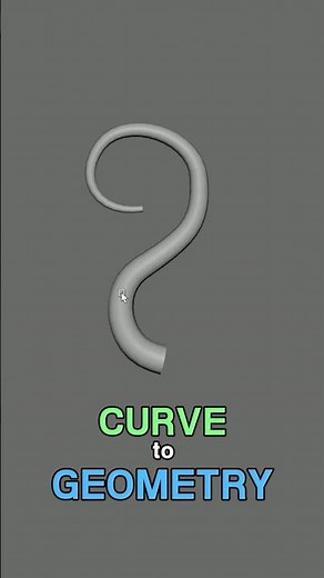 How to Convert Curves to Polygons in Autodesk Maya #maya #3d #tutorial