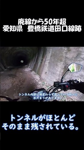 50年以上前に廃線になった豊橋鉄道田口線跡 #ゆっくり #廃線 #愛知県 #豊橋鉄道 #廃墟