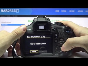 How to Reset Programmable Keys on Canon EOS Rebel DSLR - Reset...