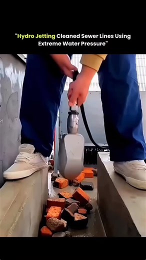 @globely.io on Instagram: "Hydro jetting cleans sewer lines by forcing water through the pipe at pressures reaching up to 40,000 psi. The high-energy stream cuts through tree roots, grease, sludge, and mineral buildup that restrict flow. Unlike drain snakes that only punch a small opening, hydro jetting scrubs the entire inner diameter of the pipe, restoring full capacity. This thorough cleaning reduces repeat clogs, improves drainage performance, and helps extend the life of the sewer system, w