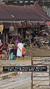 16M views · 627K reactions | Contoh Yang Patut Iya Mereka TNI Ini, Bukan DPR Iya !! TNI Kerja Bakti Sosial Kemanusia Di Rumah Warga dan Pasar Hutagodang Tapsel | Gabe Cs | Facebook