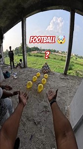 Football 🤯 balloon 😍 pov #shorts #trending #parkour #viral #fyp