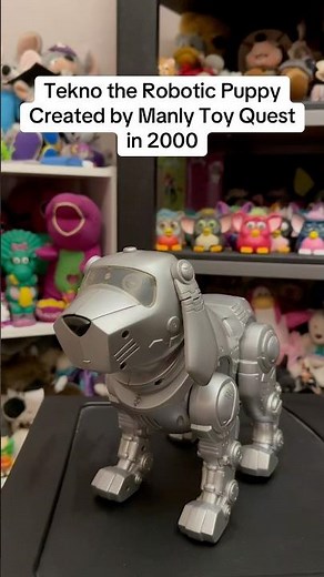 Tekno the Robotic Puppy Toy from 2000 🐾 #2000s #toys #robot #dog #nostalgia #tekno
