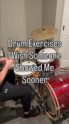4 Drum Independence Exercises For Hands and Bass Drum | Beginner Tutorial #drumtutorial #drumlesson